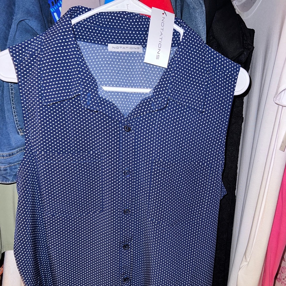 NOTATIONS LADIES SHIRT SIZE XL
